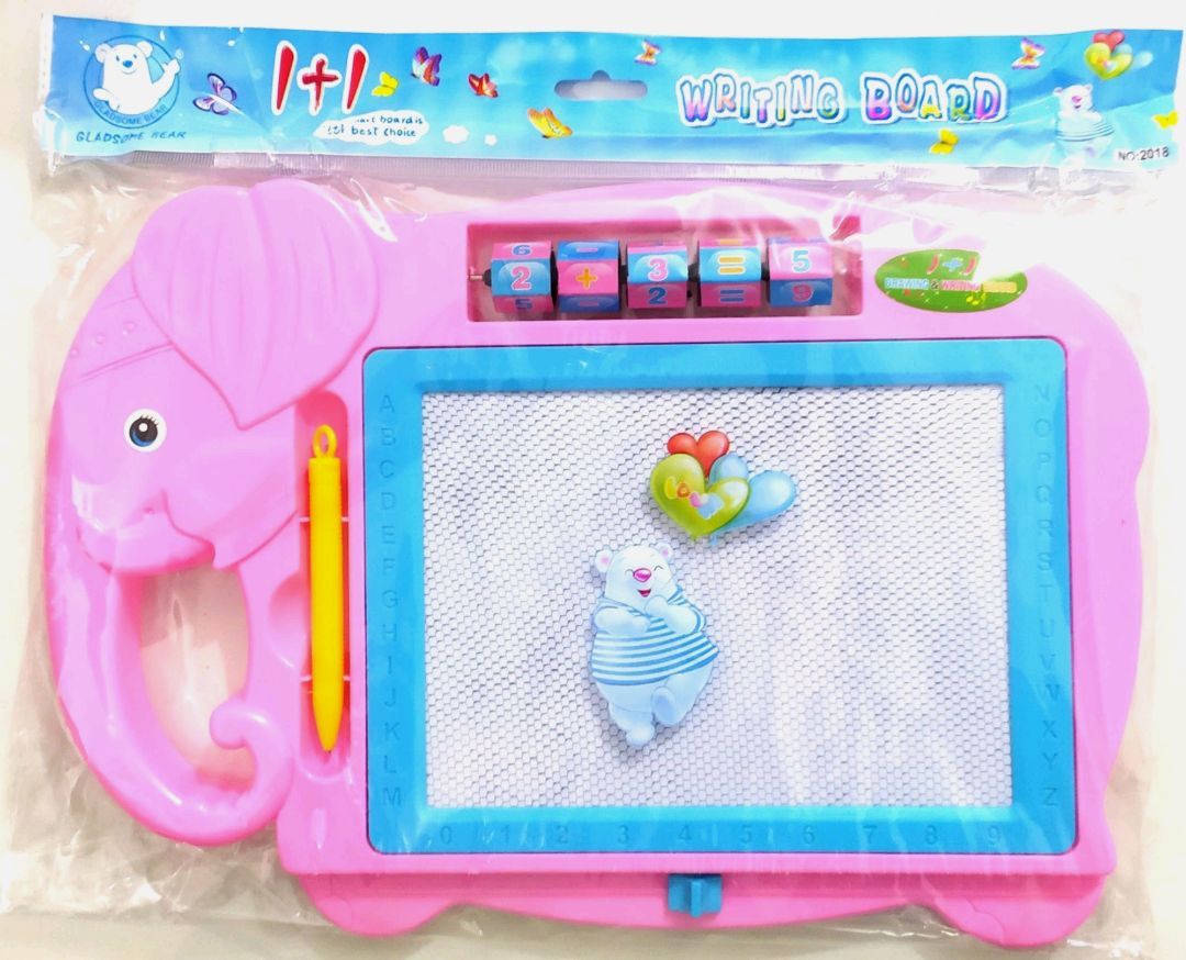 Big Size Elephant Shape Magic Slate/ Writing & Drawing Board for Baby