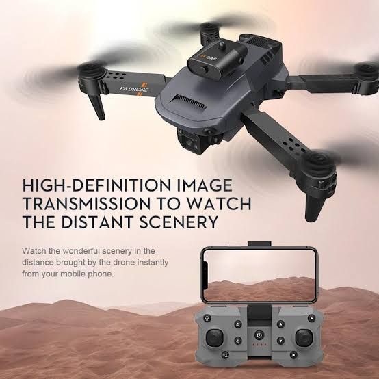 Drone with 1080P Real-time camera HD wifi fpv RC Folding helicopter Aerial Helicopter Quadcopter Fixed height Drone. 