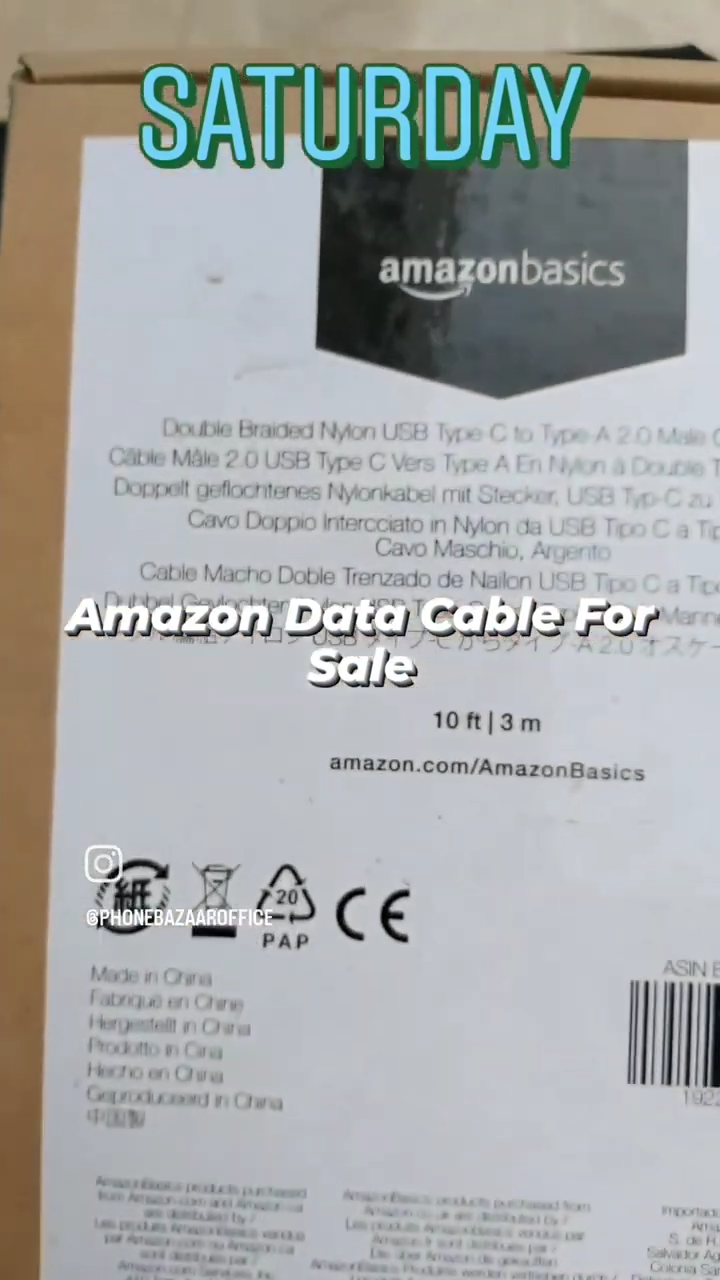 Amazon Basics USB-C to USB-C 2.0 Fast Charger Cable, Nylon Braided Cord, 480Mbps Speed, USB-IF Certified, for Apple iPhone 15, iPad, Samsung Galaxy, Tablets, Laptops, 6 Foot, Silver