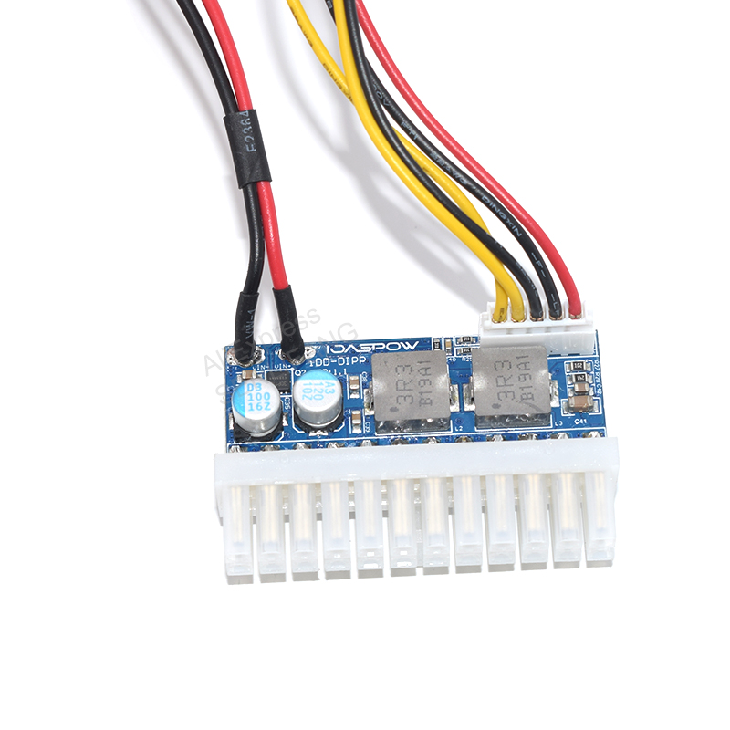 DC-ATX-160W DC 12V 24pin DC ATX PSU 12V DC Input 160W Peak Output Switch DC-DC ATX Pico PSU MINI ITX PC Power Supply. 