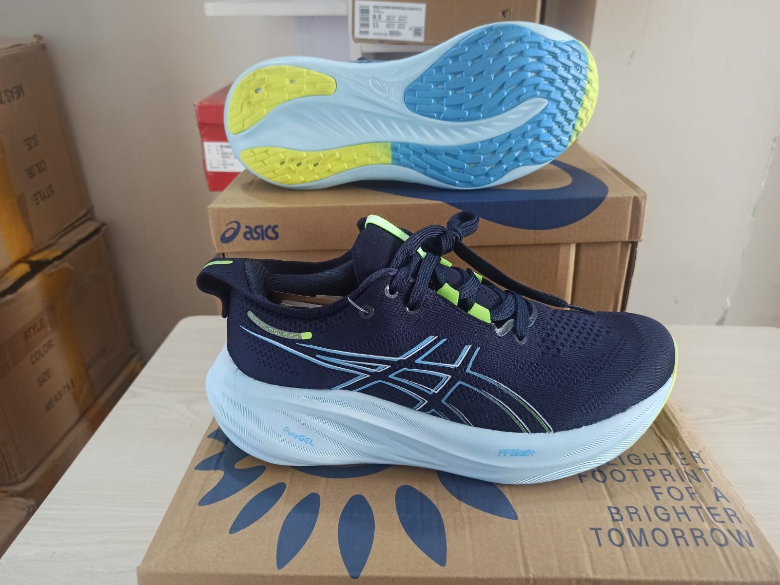 Asics gel nimbus 26  running shoes for men. 
