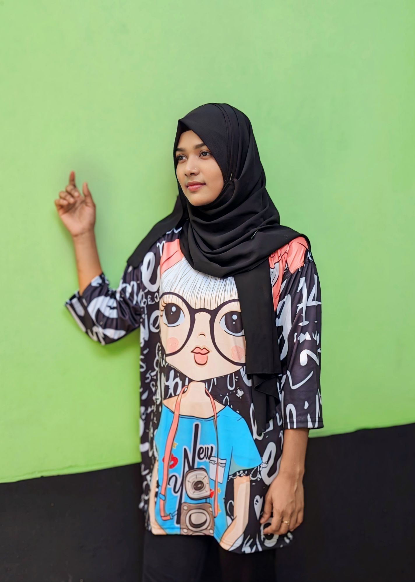 Ladies Drop shoulder t-shirt