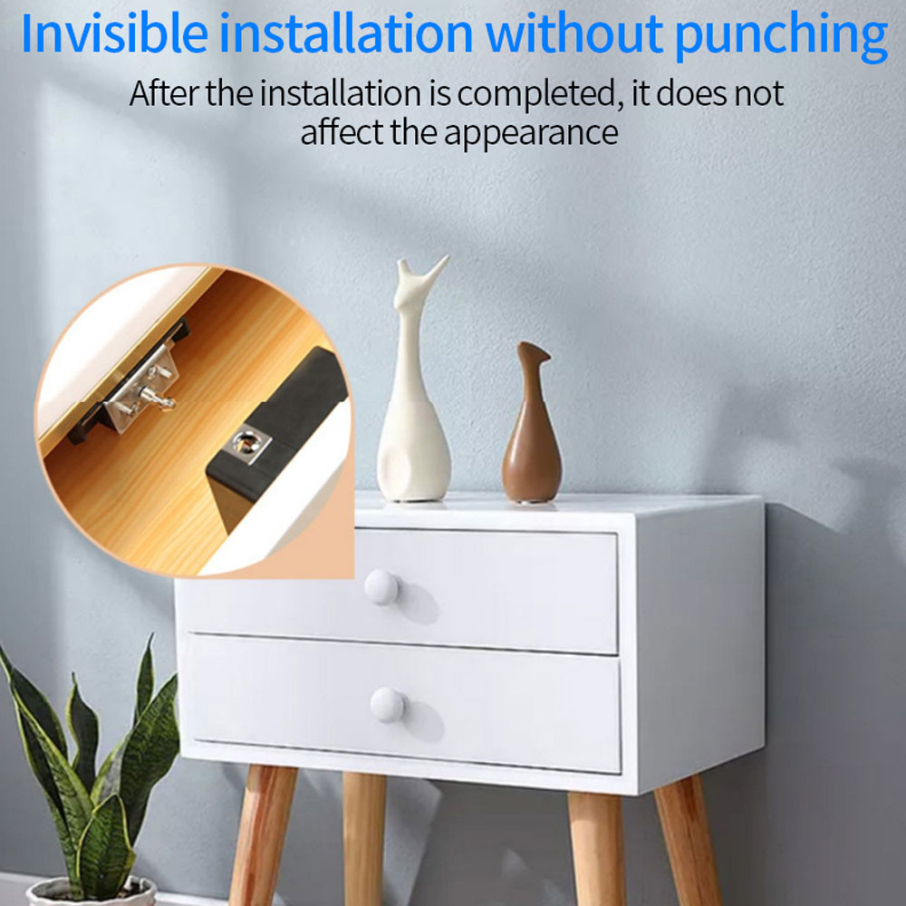 NFC IC Card TTlock App Unlock Lock Keyless Invisible Cabinet Door Lock Drawer Locker  Furniture Wooden Electronic Smart Locks. 
