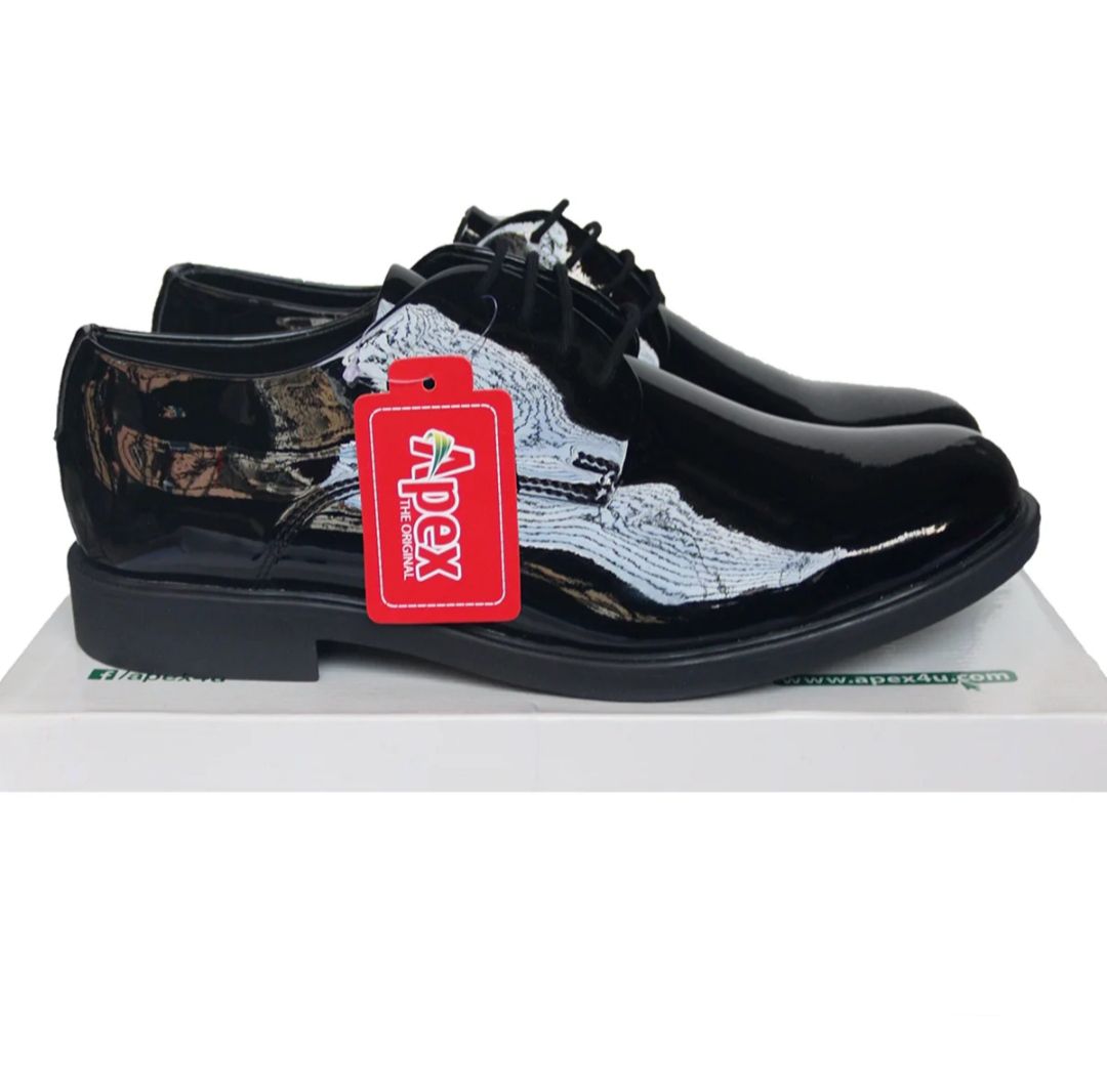Oxford Leather Black Formal Shoe for Men