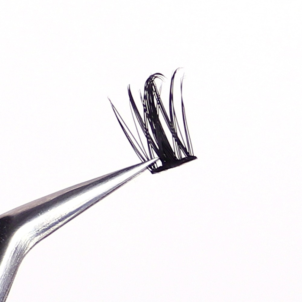 Individual Lashes 36 Cluster Lashes, Little Devil Style False Eyelash, Natural Simulated Segmented Single Cluster Lashes. 