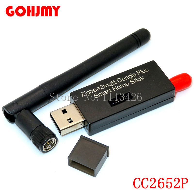 CC2652P CC2652 USB Dongle Zigbee2MQTT ZHA Coordinator Home Assistant BLE Thread USB Dongle Zigbee Pack sniffer protocol analysis. 