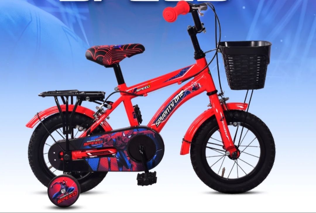 12'' baby cycle , speed cycle , spider man cycle. 