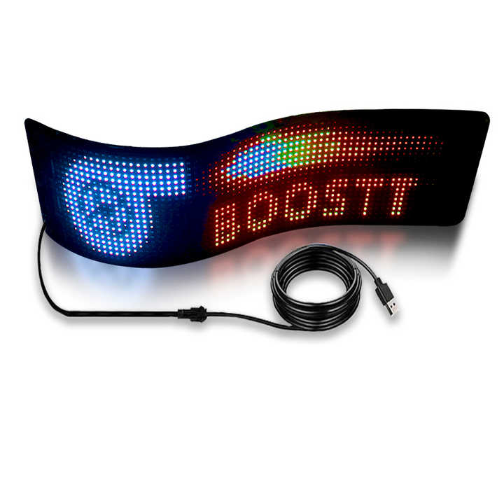 Waterproof and High- Quality Car Emoji Display App Control Custom Design light. 