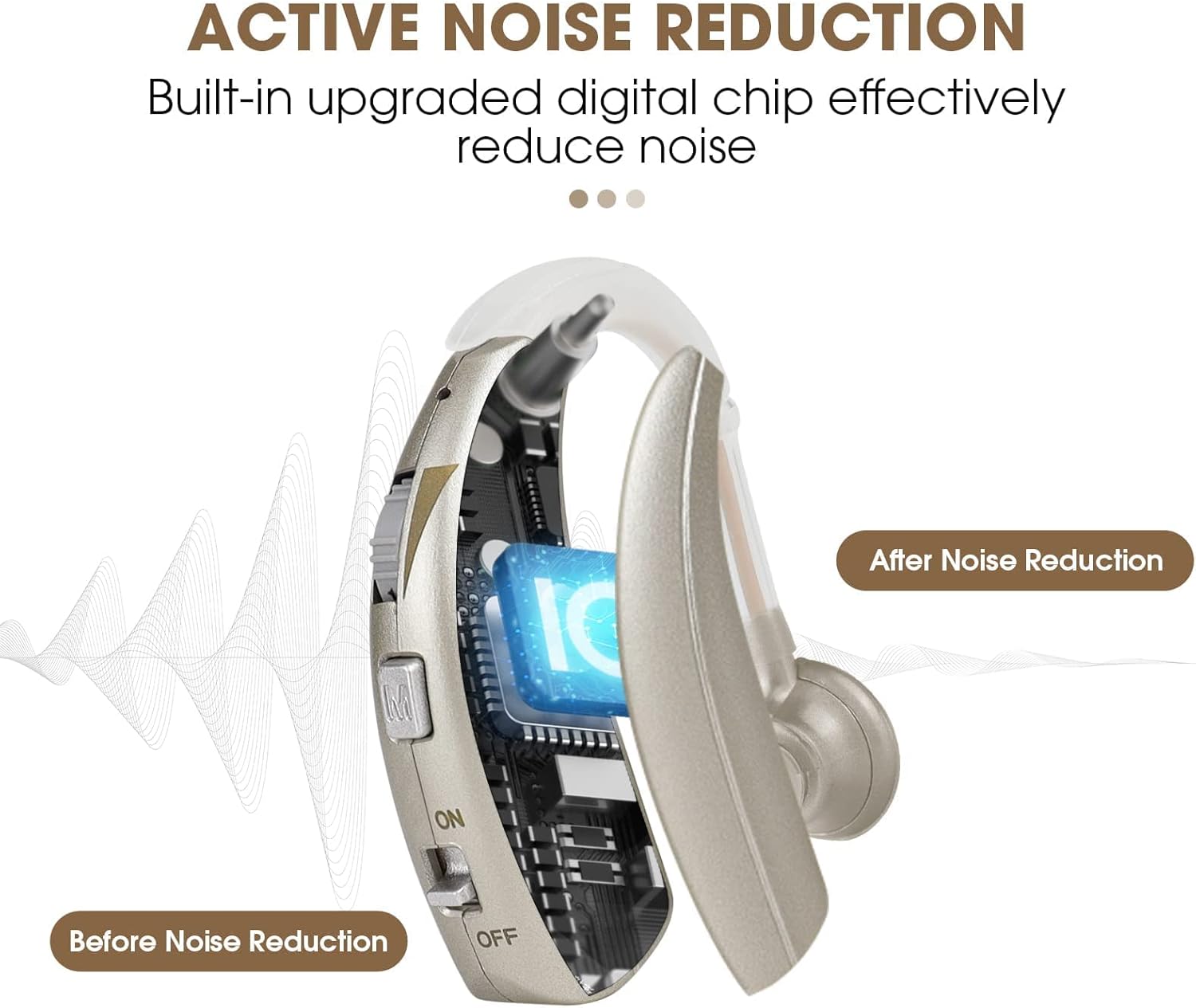Rionet BTE Rechargeable Hearing Aid

High quality rechargeable battery

Around 30 hours continuously using after fully charged

Super Power Saving

Low Noise Distortion

BTE Design

Rion Co,. Ltd. Tokyo, Japan. 