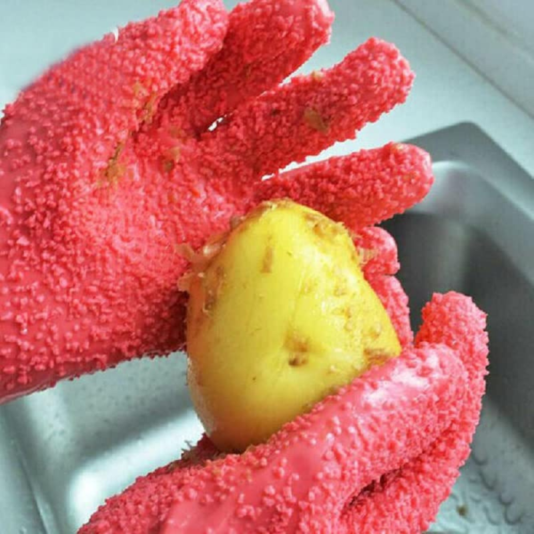 special gloves for peeling potatoes, you will quickly and easily clean vegetables, without damaging the skin of your hands and making it dry and rough.. 