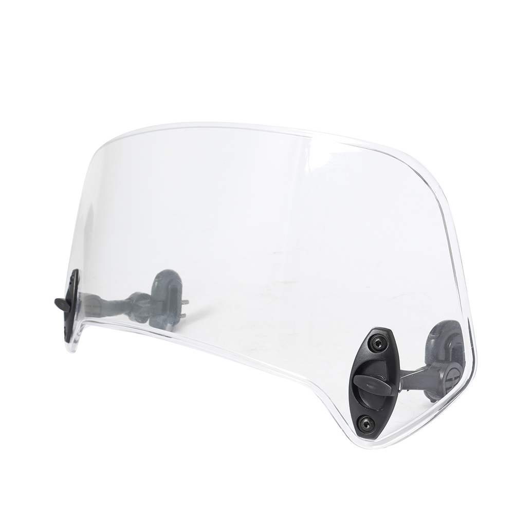 Universal Motorcycle Windshield Extension Adjustable Spoiler Clamp-On Windscreen Deflector Suitable For All Motorcycle Models. 