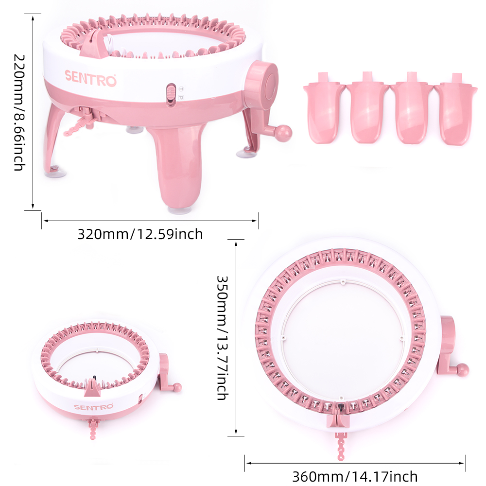 Sentro Knitting Machine Craft Project 40 Needle Hand Knitting Machine Kit for Knitting Craft Such as Scarves/Hats/Sweaters/Glove. 