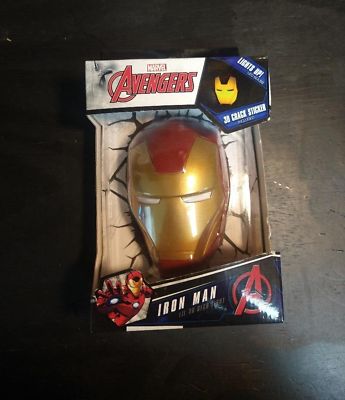Superhero iron man mask for kids mask with eyes LED light. 