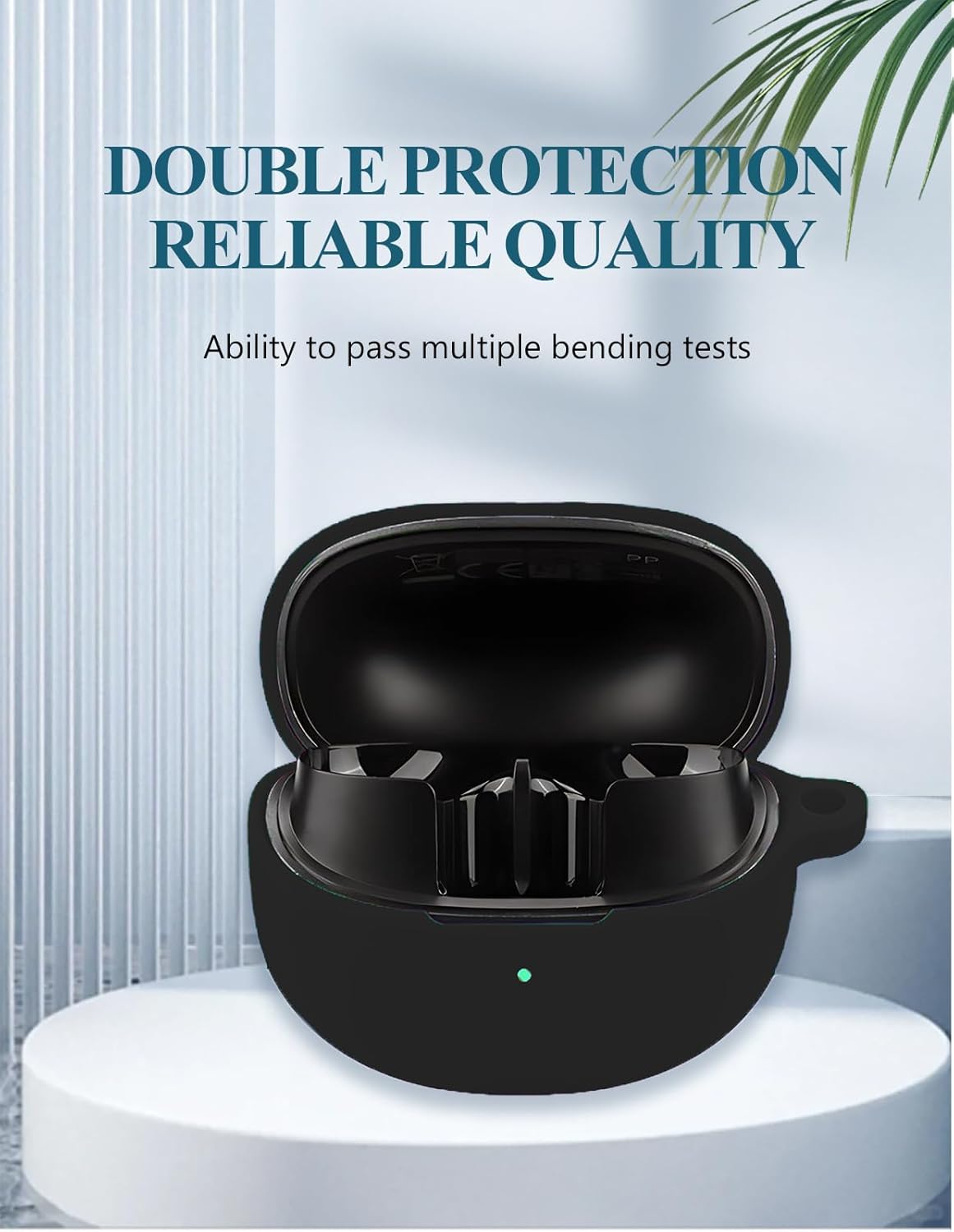 QCY Melobuds Pro Silicone Protective Case - Premium Soft Cover. 