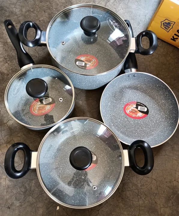 kiam Non Stick Marvel 7 pcs Cookware Set (induction). 