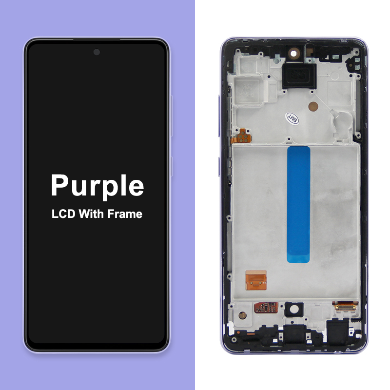6.5" A52 4G Display Screen for Samsung Galaxy A52 A525 A525F A525M LCD Display Digital Touch Screen Assembly with Frame Assembly. 