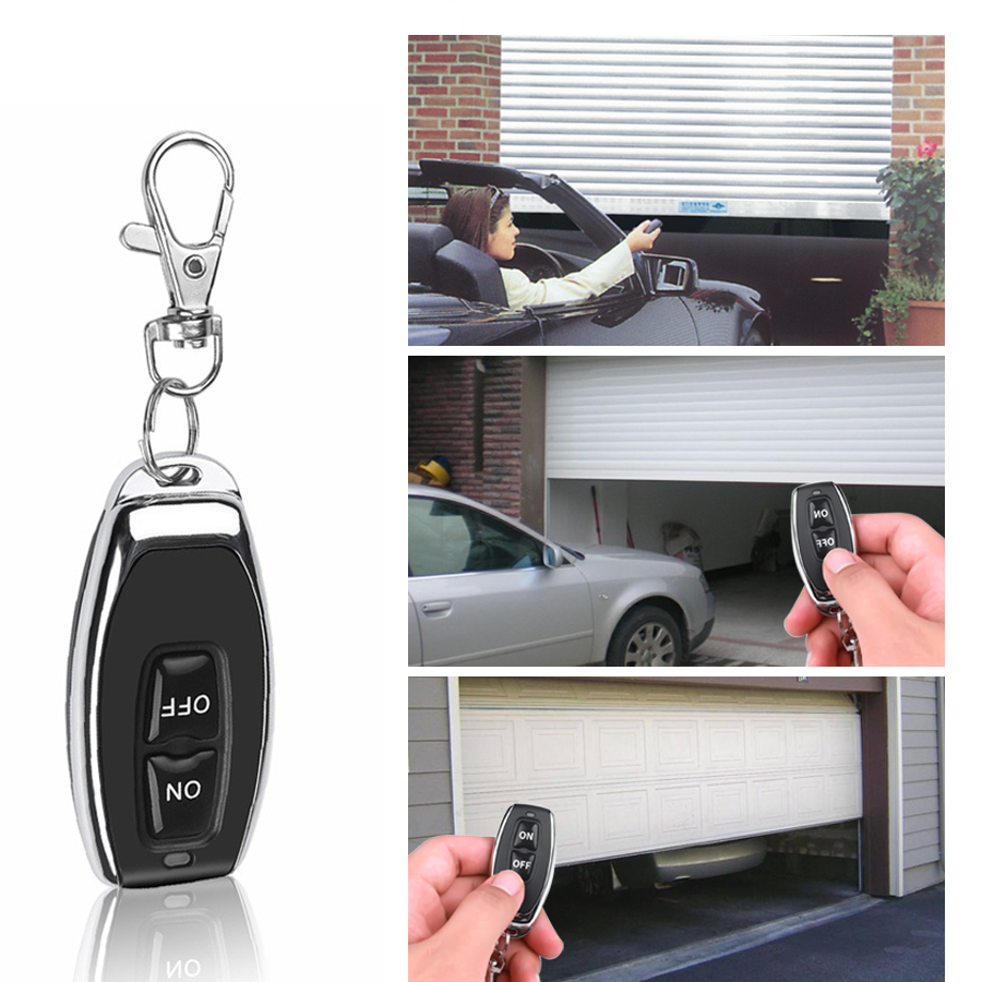 433Mhz DC 12V 1CH Universal Wireless Remote Control Switch 10A Relay Receiver Module RF Transmitter 433Mhz For LED Gate Garage. 