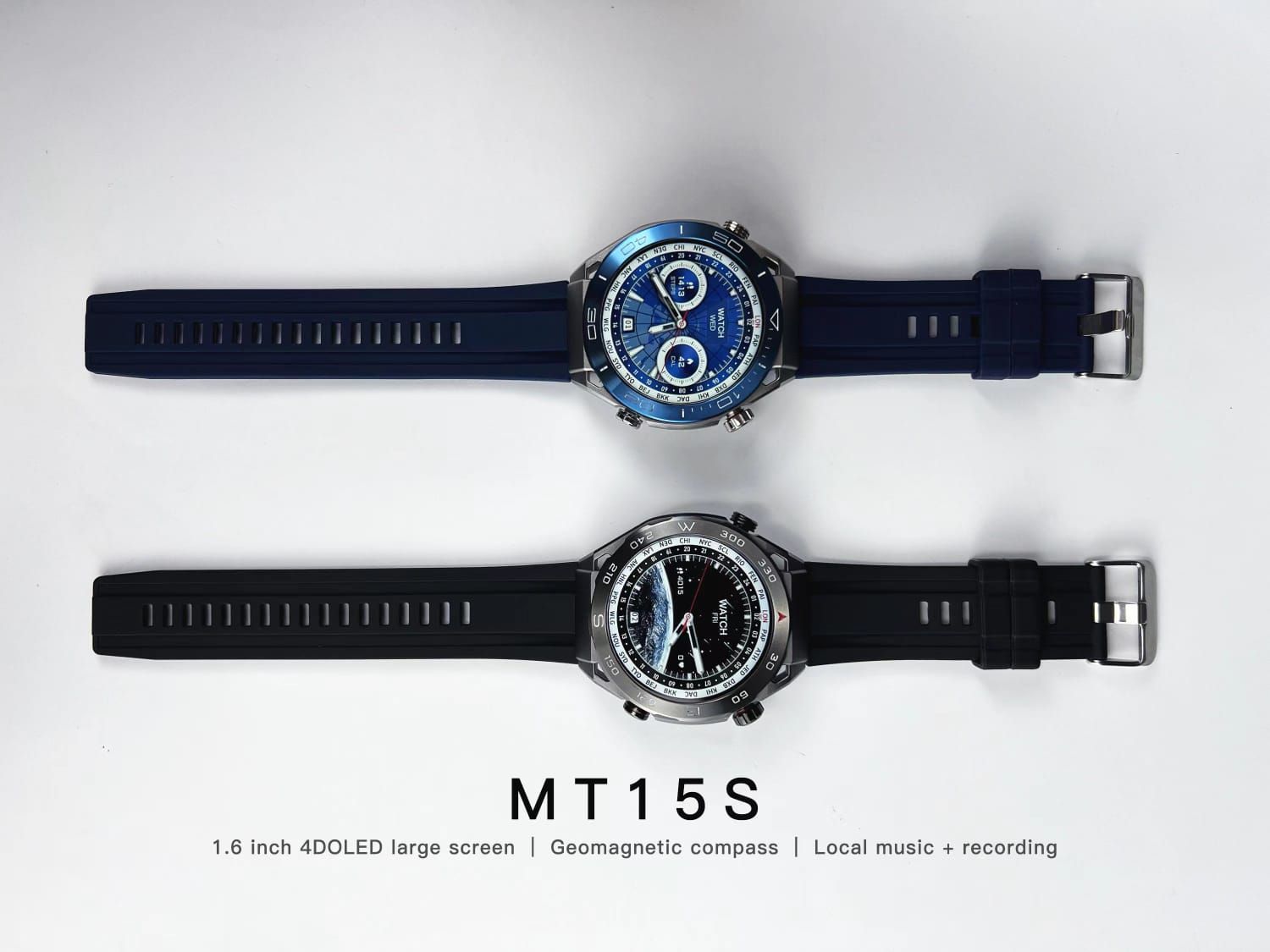MT15S Maitufit Bluetooth calling NFC Alipay Sport Step counting custom smart watch. 