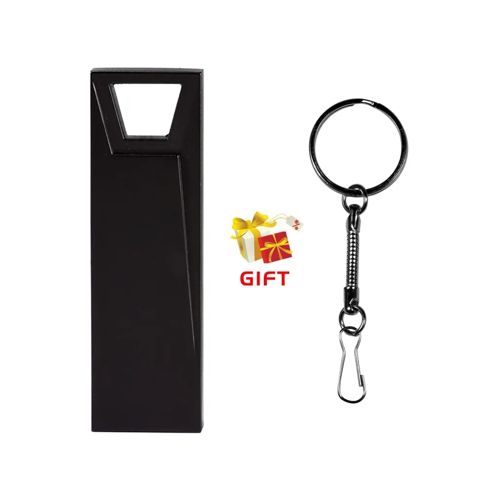 Mini Pen Drive 64GB High Speed USB Flash Drives Black Memory Stick Silver Pendrive Gift Key Chain Storage Devices U Disk. 