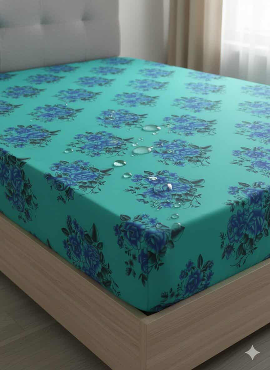 Water Proof Bed Sheet 7*8fit. Full bed urin protector for baby and old man Soft rexin full bed cover(7/8) Feet