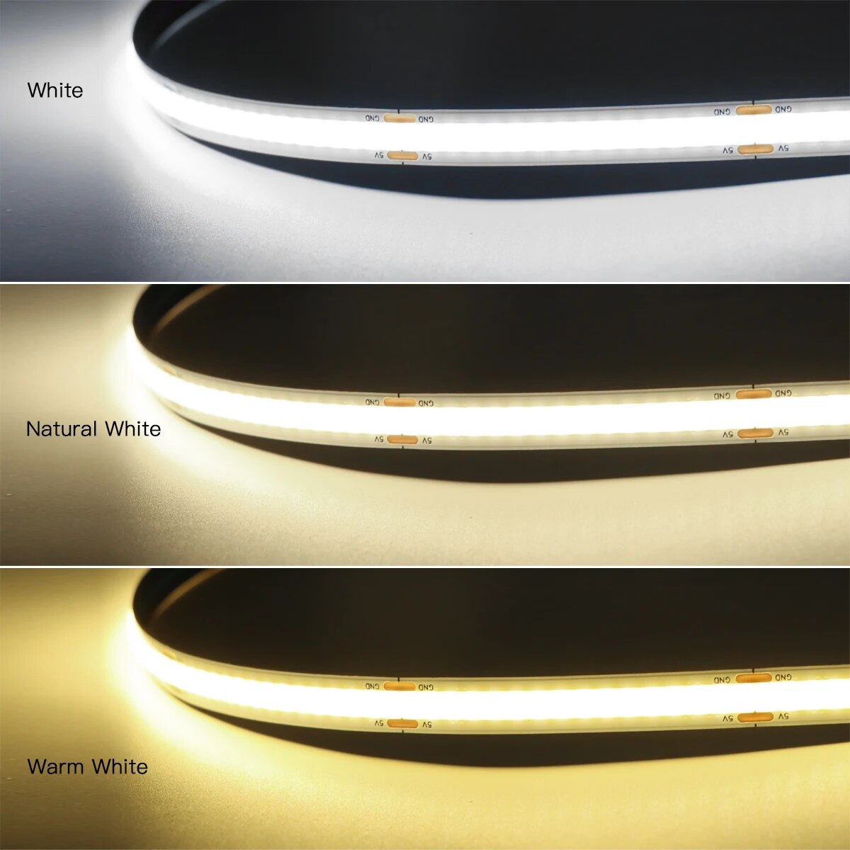 Dimmable USB 5V LED Under Cabinet Light COB Strip With Penetrable Wood Mirror Hand Scan Touch Sensor Switch DIY Kitchen Lighting. 