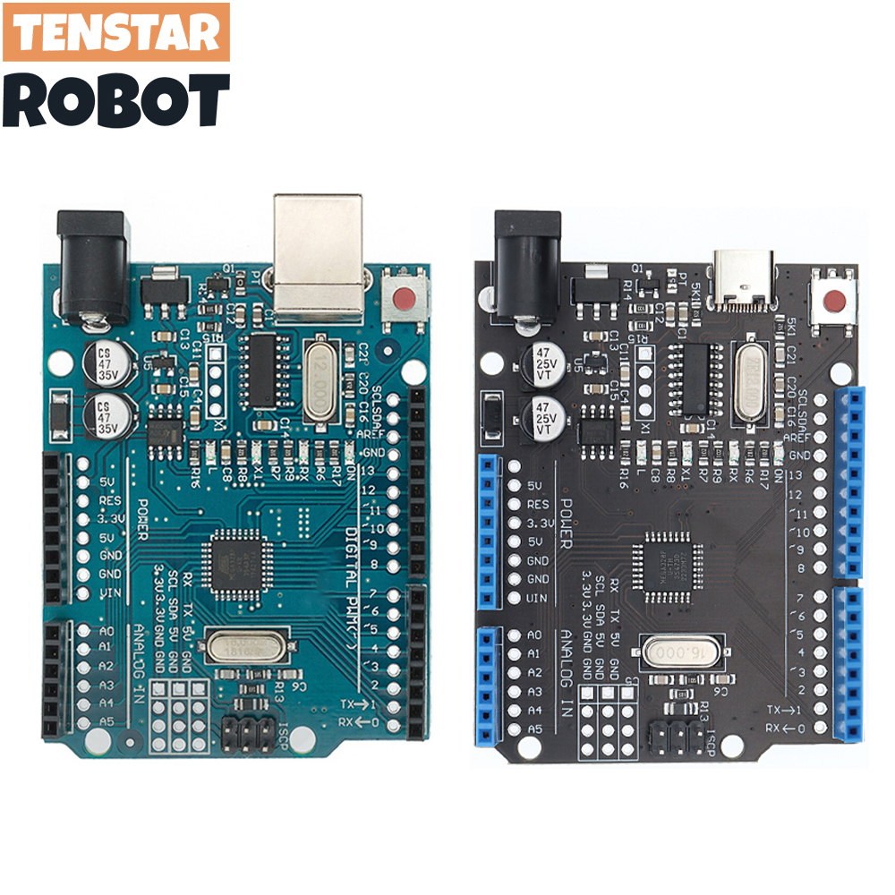 TENSTAR ROBOT UNO R3 Development board ATmega328P/CH340 Chip 16Mhz For Arduino UNO R3. 