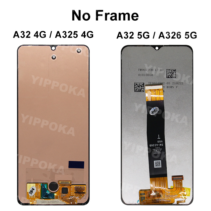 For Samsung Galaxy A32 5G LCD Display SM-A326 LCD Screen Touch Digitizer For Samsung A32 4G LCD SM-A325F/DS SM-A325M Screen. 