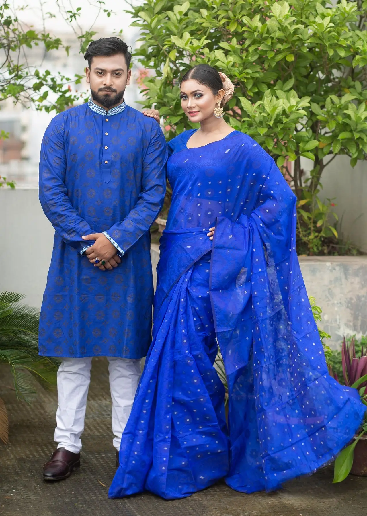 Wholesale Top Quality Latest Couple Saree Punjabi