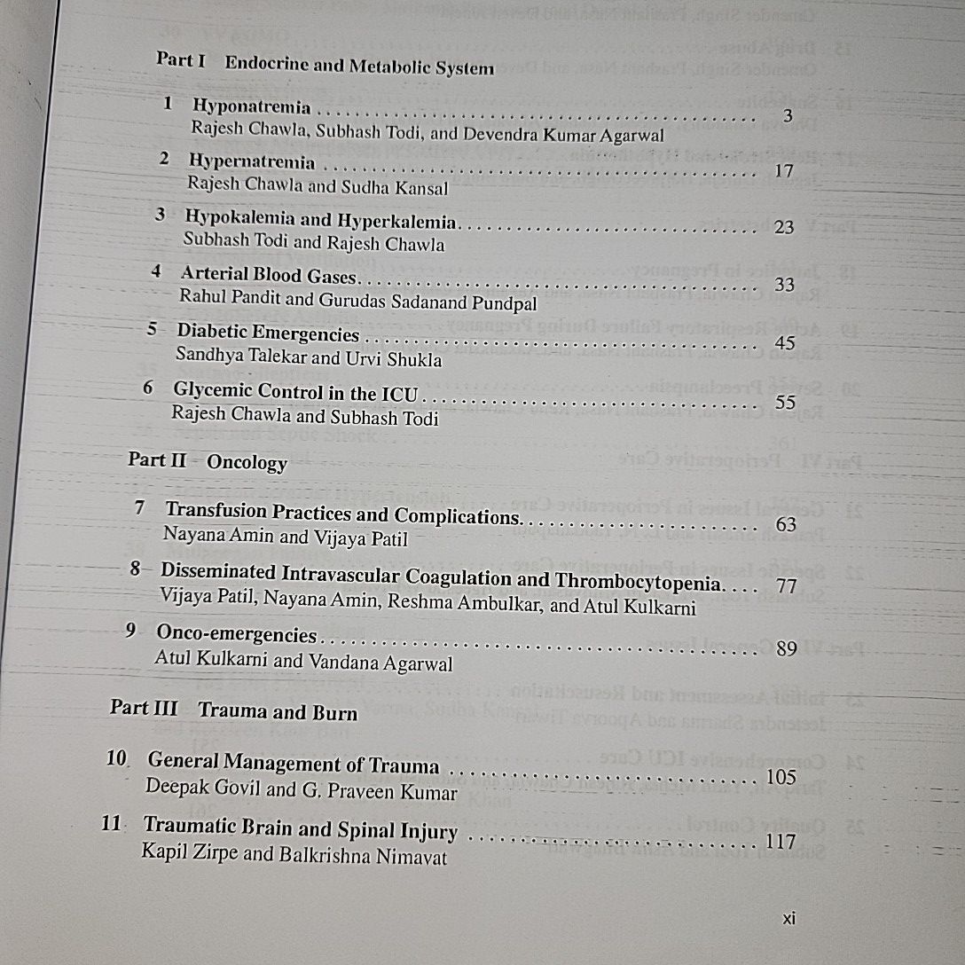 ICU Proticols; A Step-Wise Approach By Rajesh Chawla (Vol:  01 & 02). 