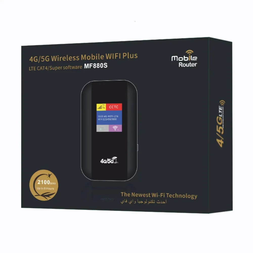 Wireless Pocket modem/ Router 4g lte with sim card for home Suitable for Laptop wifi portable carte sim DNXT MF880S. 