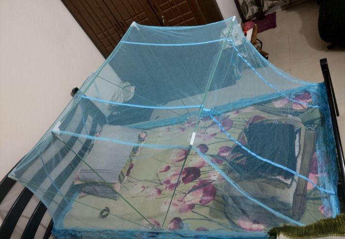 Foldable Self Standing Mosquito Net ফোল্ডিং চায়না মশারি. 