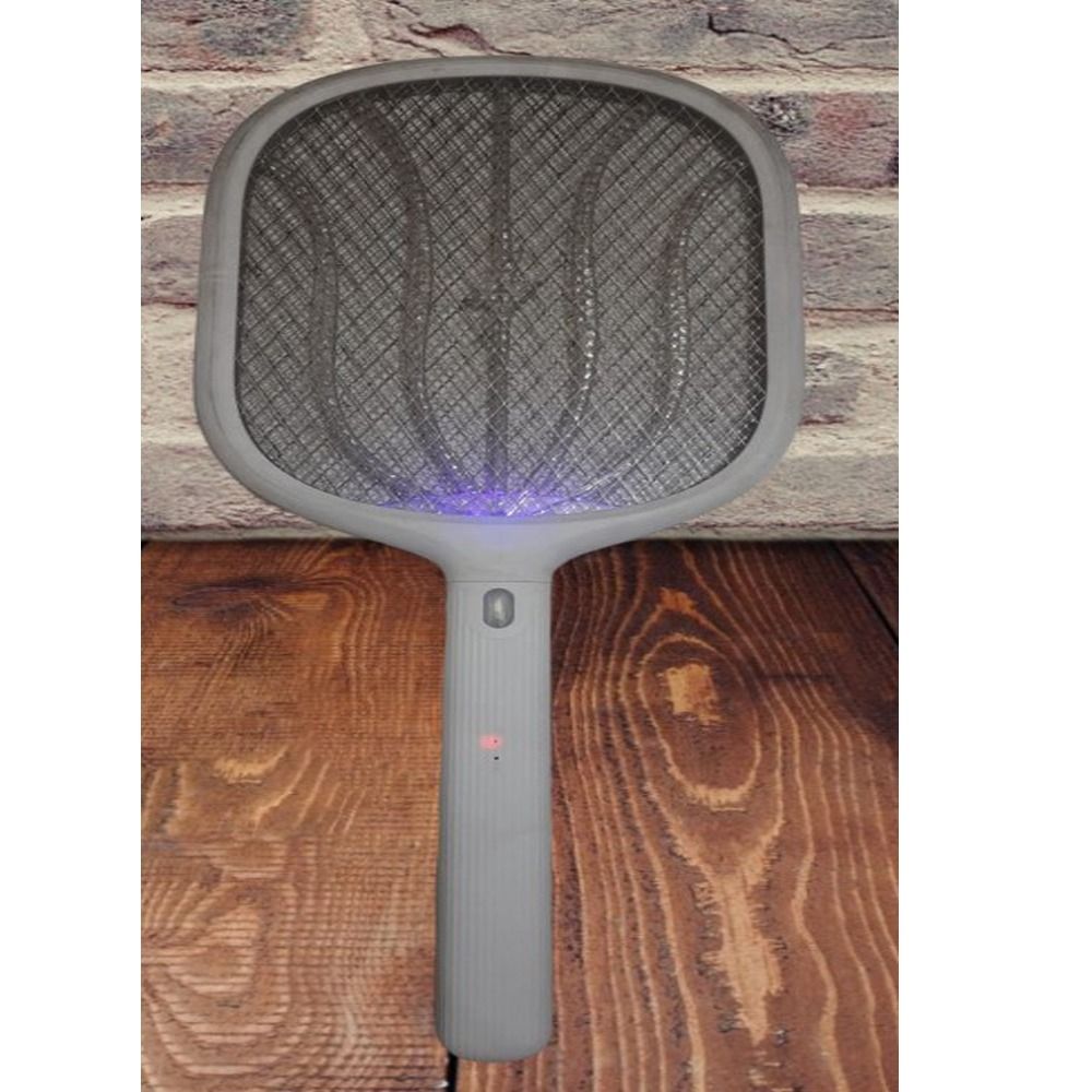 Super Killer Electric Mosquito Rechargeable Bat with Lure Light Insect Bugs Lamp with USB C type Charging Cable. 