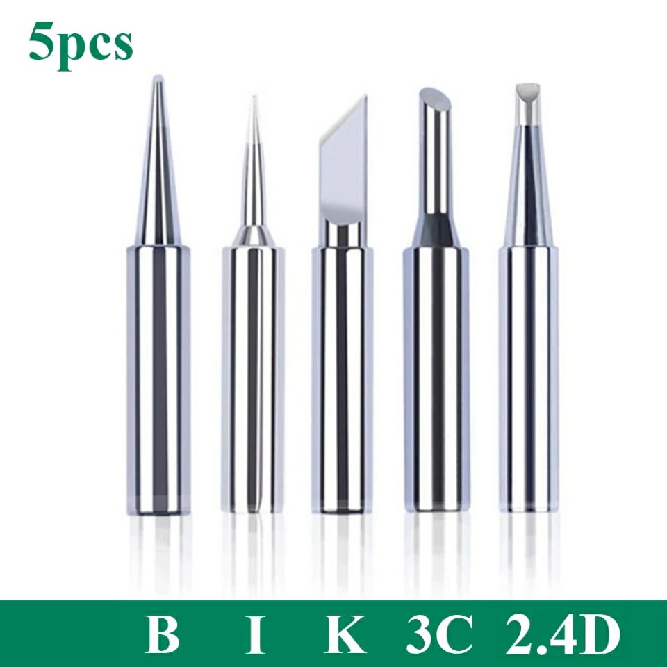 Soldering Iron Tip Kd 900M I + B + K + 2.4D + 3C Type 5 Piss Soldering Iron Head Set Koocu V900 V900C Xcy 908 And  The Same Type Of Iron. 