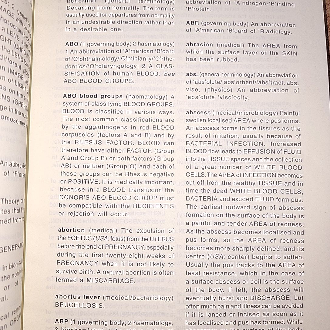 Dictionary of Biomedical Sciences By Peter J. Gosling. 