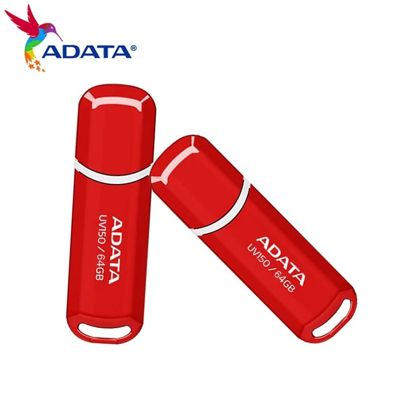 Original ADATAA UV150 USB3.2 High-speed Flash Usb Flash Drive Plug And Play Easy Portable USB Flash Drive Black 64GB. 