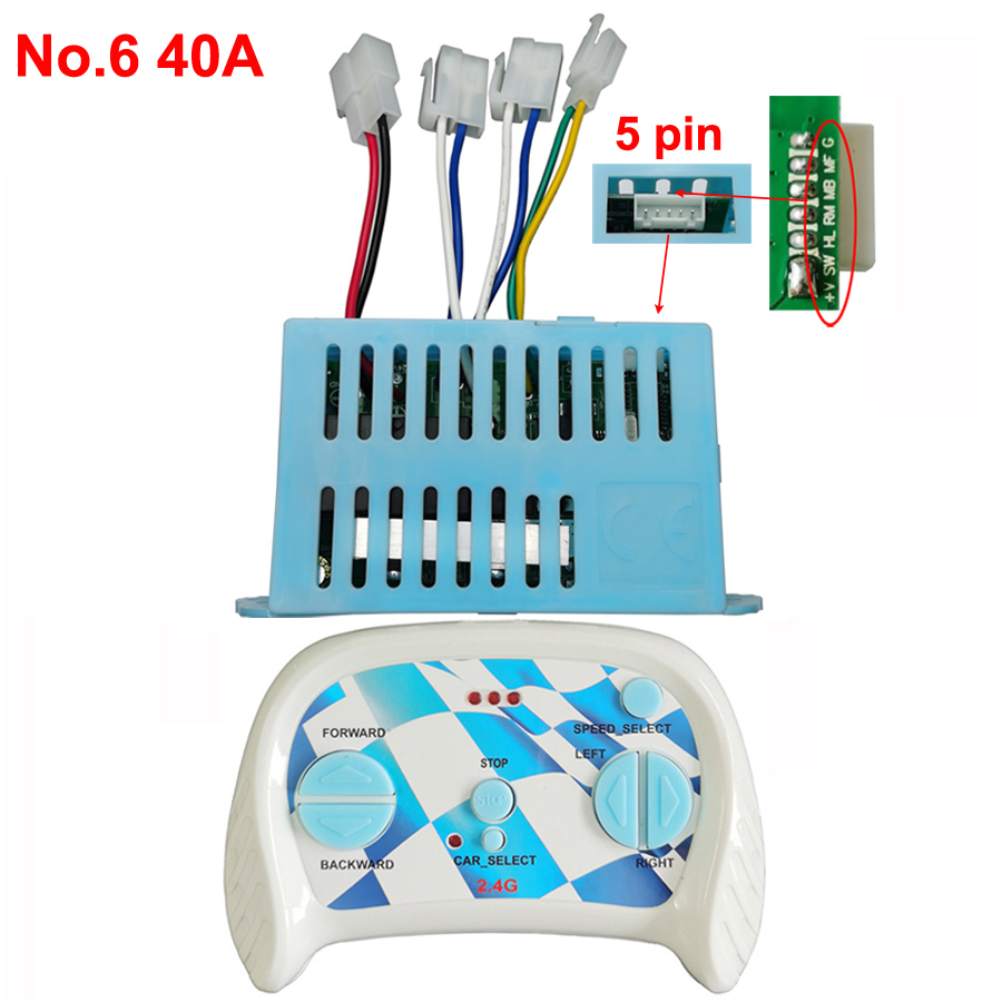 Children's electric car bluetooth remote control receiver with smooth start function,12V rc transmitter all kinds controller. 