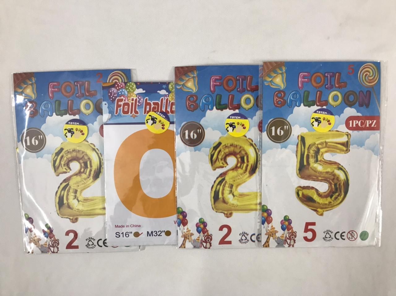 TOTEM happy New year Foil Balloons and number.. 