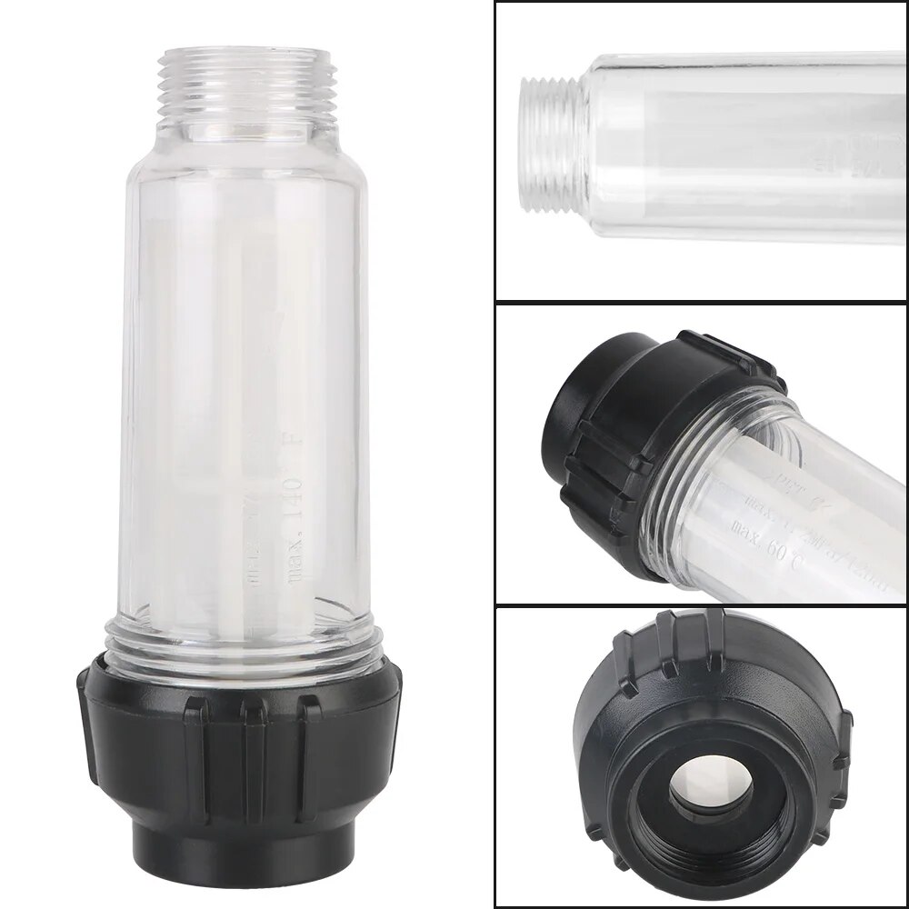 Water Filter Filter G 3/4'' High Pressure Washer Prevent Dirt Connection Fitting For Karcher K2 K3 K4 K5 K6 K7. 