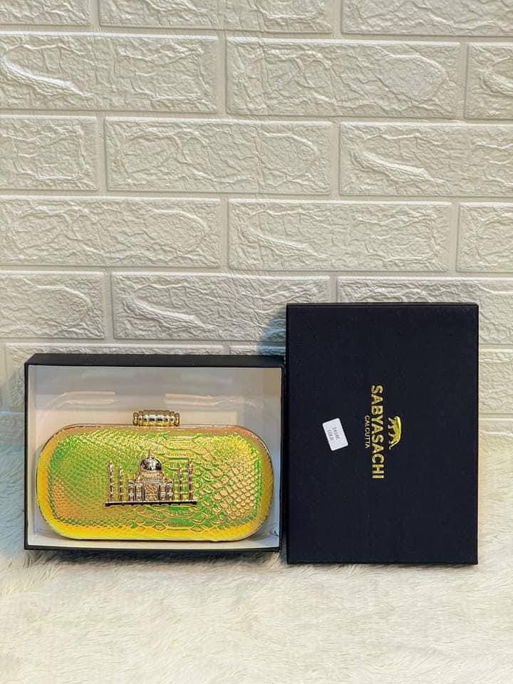 Plain Sabyasachi Clutch. 