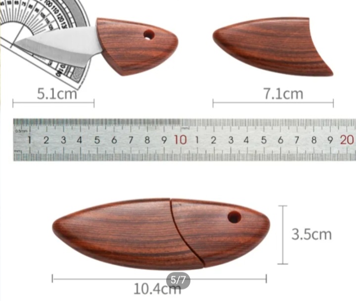 Universal handheld small sharp fruit pocket knife for camping(Made in China). 