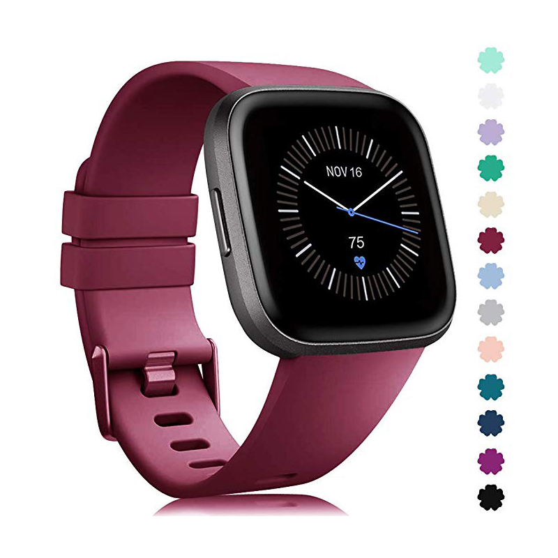 Strap for Fitbit Versa/Versa2/Lite Smart watch replacment band Sport silicone Bracelet band for Fitbit Versa 2 wristbelt. 