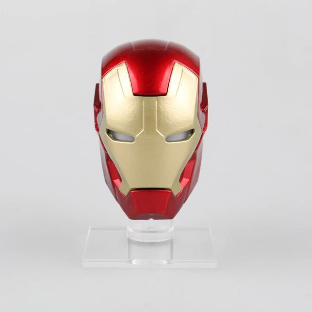 Superhero iron man mask for kids mask with eyes LED light