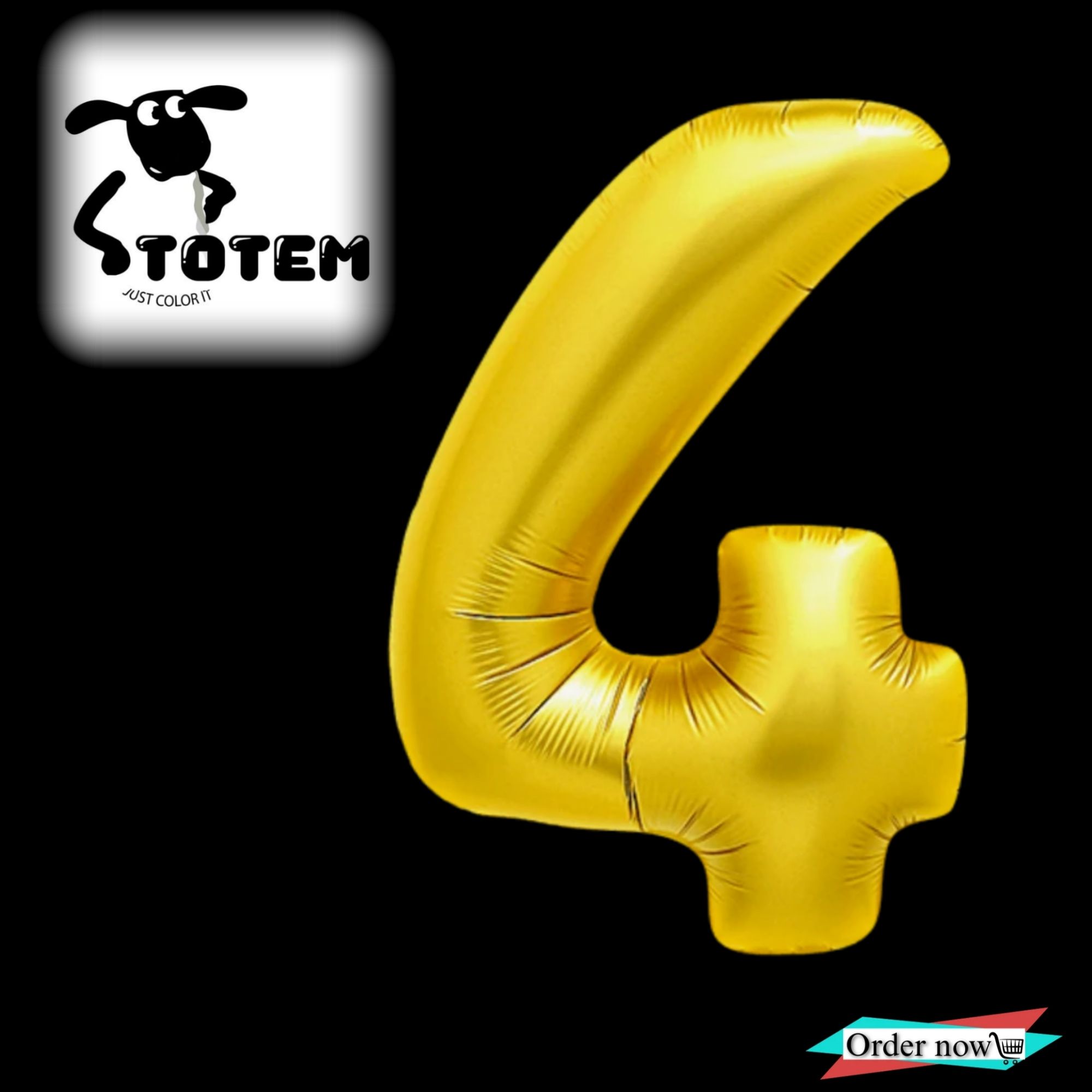 Totemic Numbers TOTEM Number / Alphabet Foil Balloons 1pcs | Daraz.com.bd