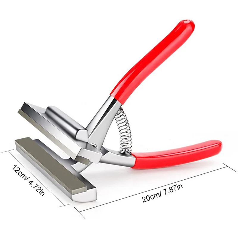 Alloy Canvas Stretching Pliers Spring Handle for Stretcher Bars Artist Framing Tool 12CM Width Red Shank Oil Painting Tool. 