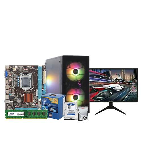 Intel Core i5 6th Generation RAM 8GB SSD 120GB HDD 500GB Graphics 2GB Built in Gaming PC Win 10 64 Bit And 'Monitor 19 inch'  Full NEW Desktop Computer Set