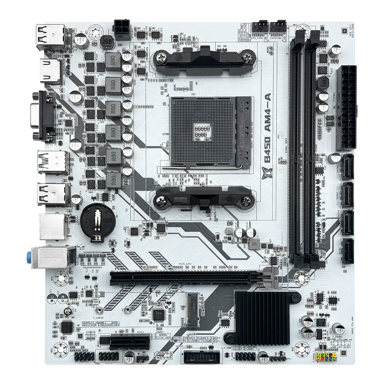 MACHINIST B450 Motherboard AMD Processor Dual-channel DDR4 Memory AM4 Mainboard M.2 NVME (Supports Ryzen 5500 5600 5600G CPU). 