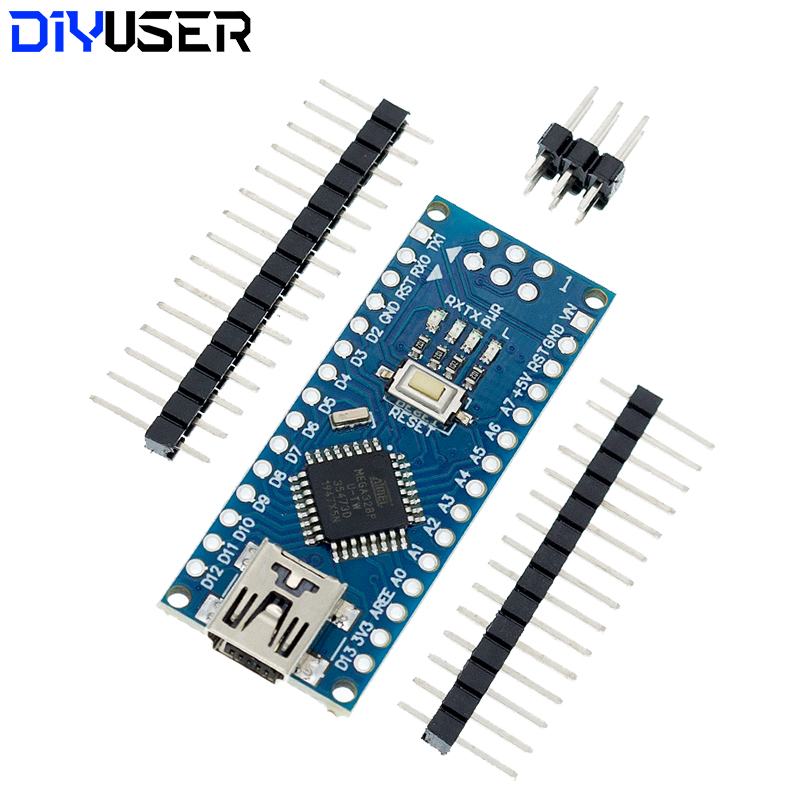 Mini / Type-C / Micro USB Nano 3.0 With the bootloader compatible Nano controller for arduino CH340 USB driver 16Mhz ATMEGA328P. 