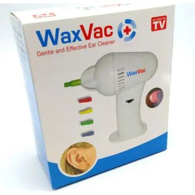 Wax Vac Ear Cleaner Vacuum Ear Cleaning System Cordless operation. 