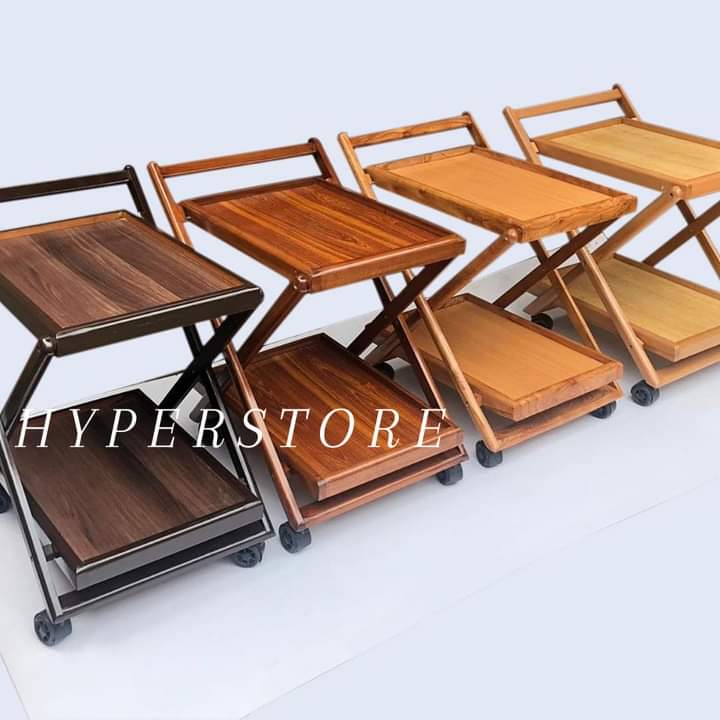 Foldable Tea Trolley/ Tea Trolley/ Tea Trolley with easy storage. 