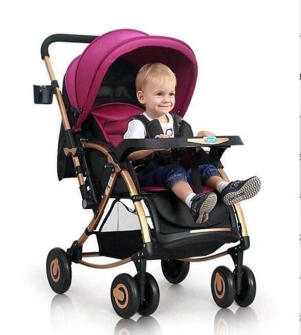 baby stoller 2 in 1 metal body up and down hoi gadie
